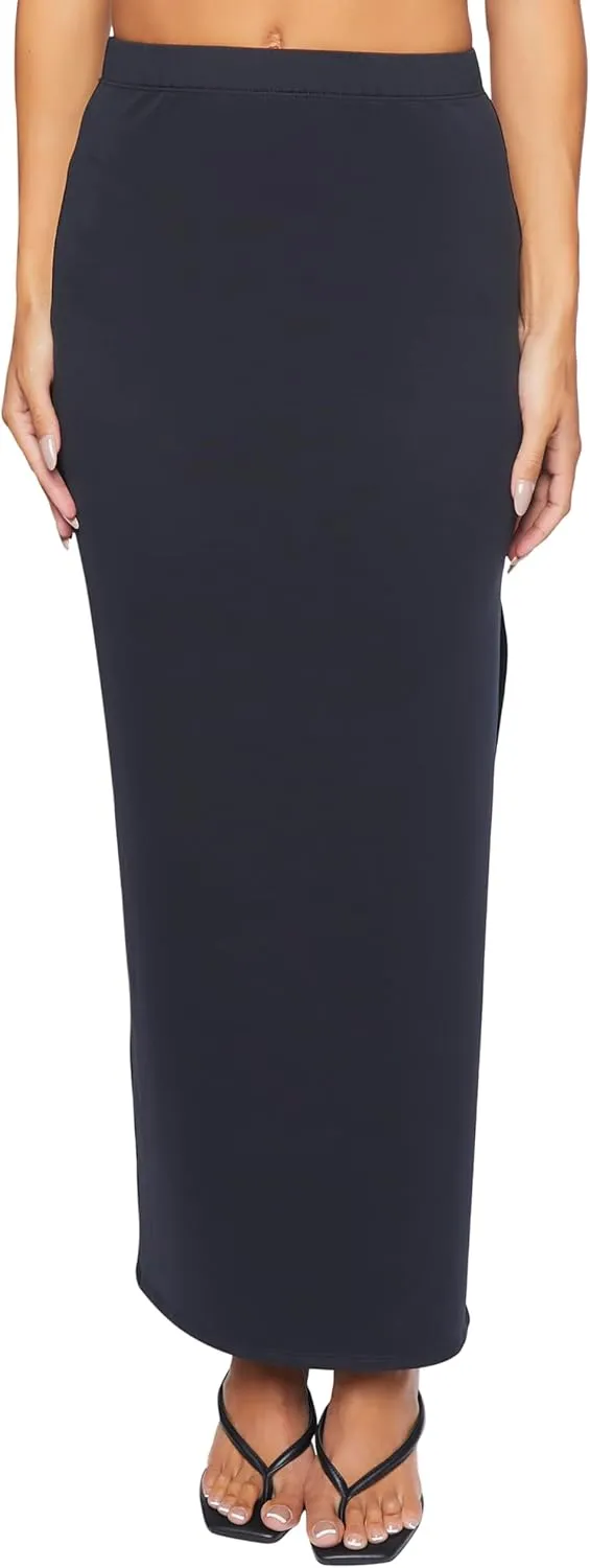 Forever 21 Women's Leg-Slit Maxi Skirt