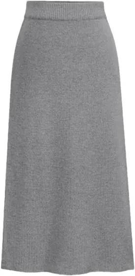 Womens Knit Pencil Skirt High Waist Skirts Knited Split Midi Skirt for